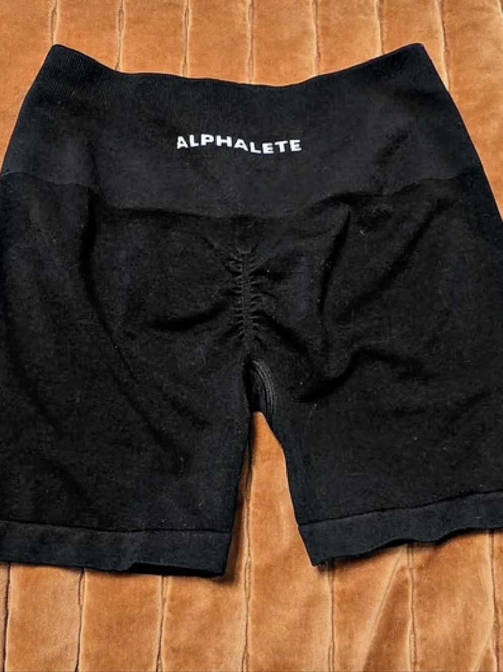 Alphalete Amplify Short Black Bike Shorts Small
